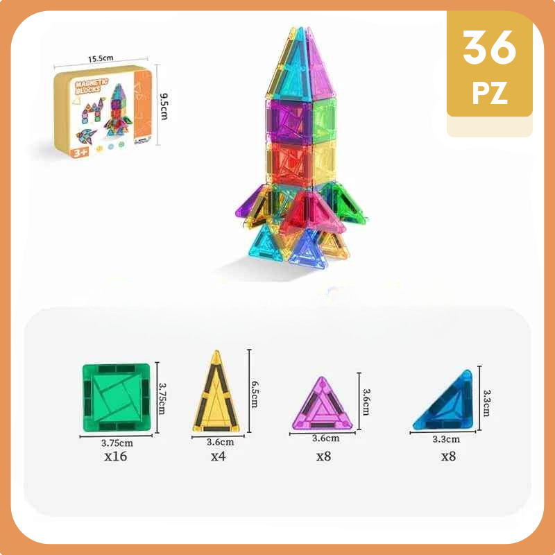 Magnetic Blocks- Sviluppa l'inteligenza giocando ✨