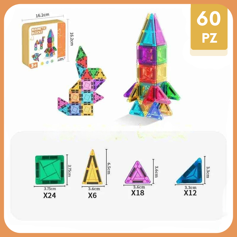 Magnetic Blocks- Sviluppa l'inteligenza giocando ✨