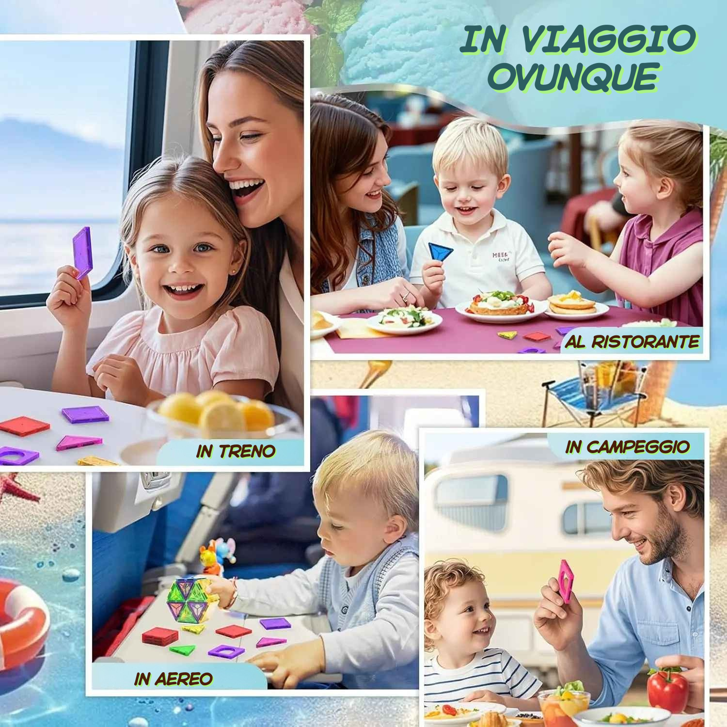 Magnetic Blocks- Sviluppa l'inteligenza giocando ✨