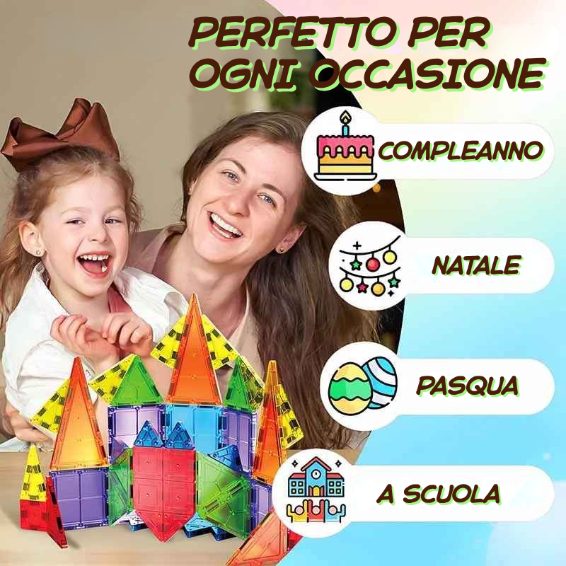Magnetic Blocks- Sviluppa l'inteligenza giocando ✨